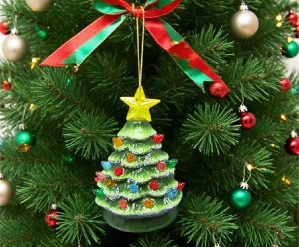 Quel type de décorations pour arbres de Noël peut répondre simultanément au double besoin des consommateurs et des détaillants pendant la période des fêtes ?