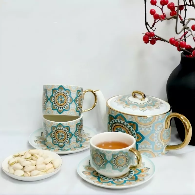 Cafetière de style bohème
