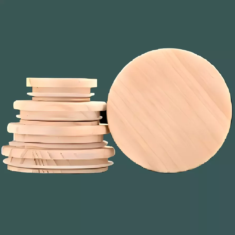 Couvercle en bois écologique personnalisé pour bocaux en verre