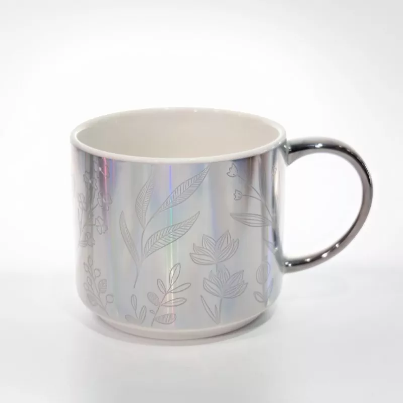 Tasse en céramique de décalcomanie de galvanoplastie Tasse en céramique de décalcomanie de galvanoplastie