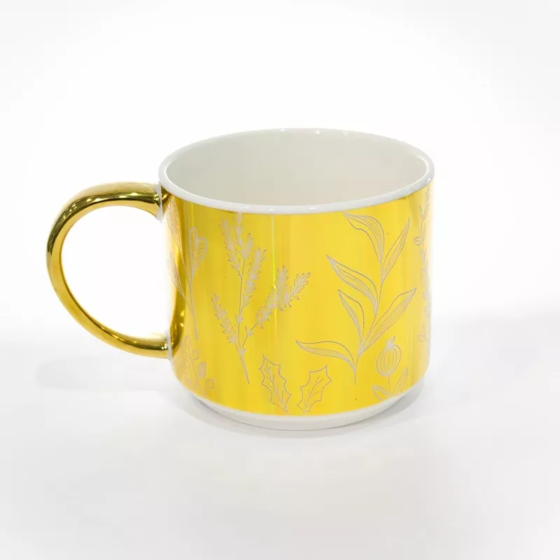 Tasse en céramique de décalcomanie de galvanoplastie
