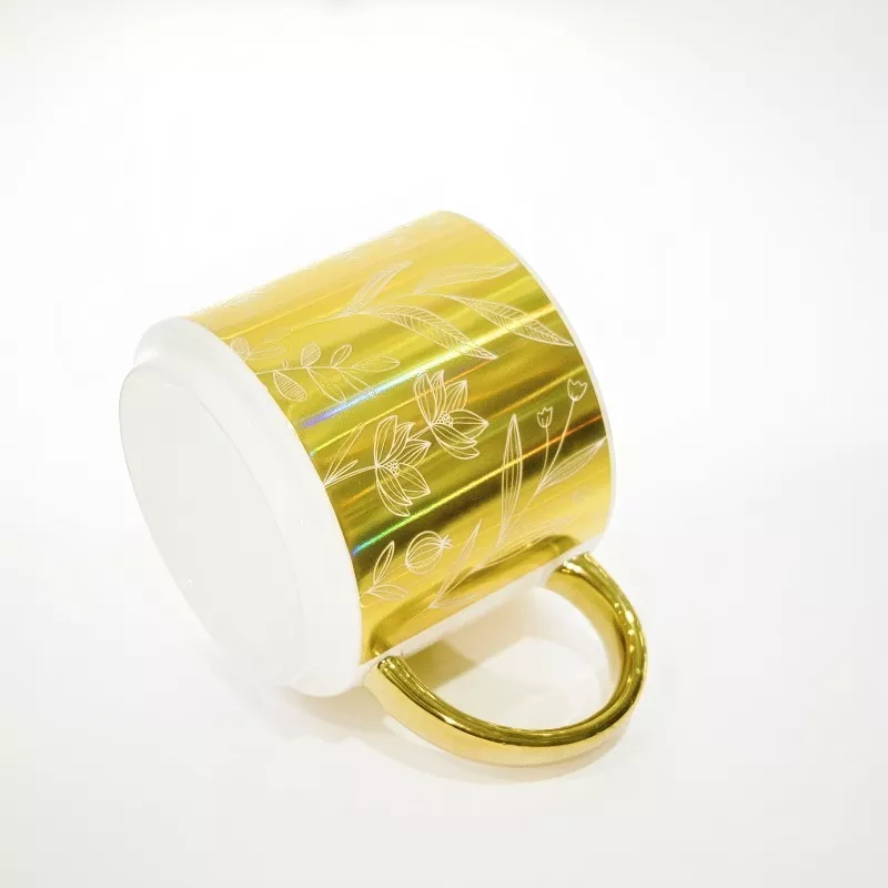 Tasse en céramique de décalcomanie de galvanoplastie