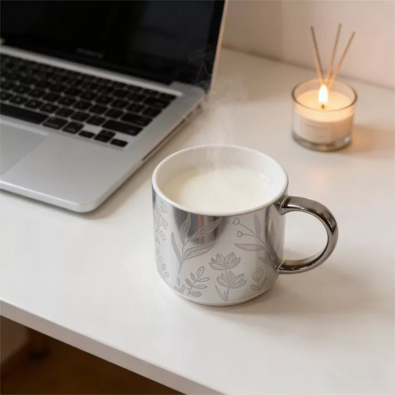 Tasse en céramique de décalcomanie de galvanoplastie