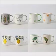 Tasse en céramique peinte à la main