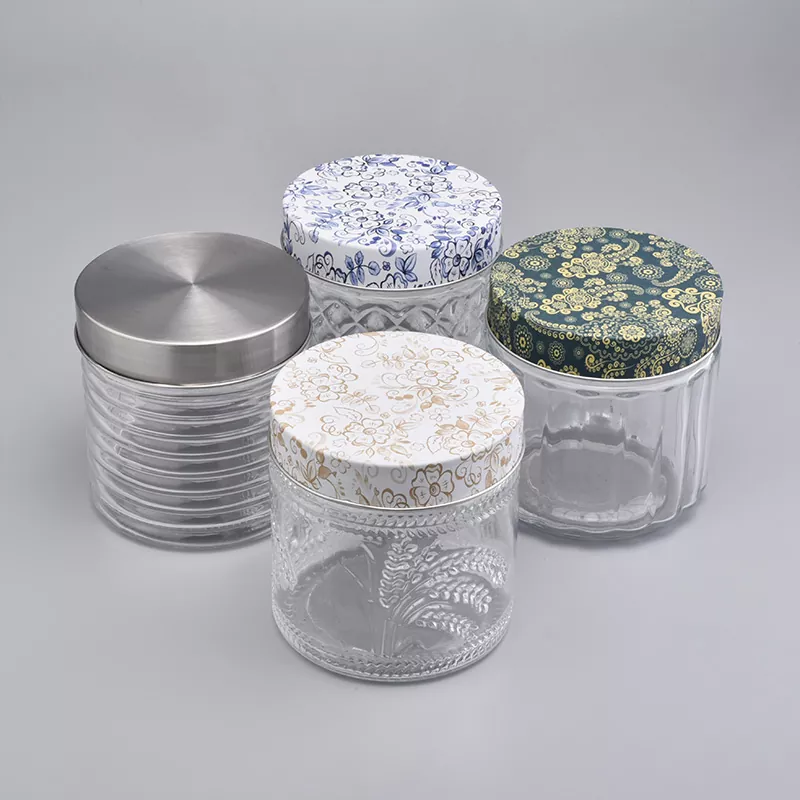 Personalized Print Tin Candle Jar Lid