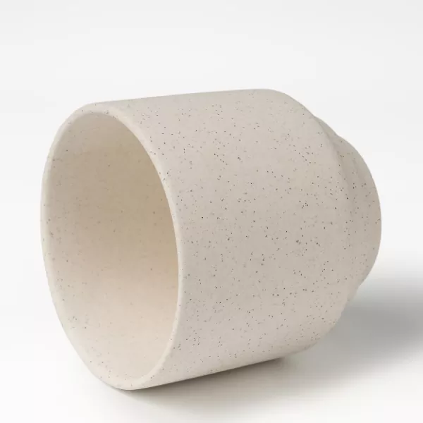 Bougeoirs en céramique émaillée à motifs