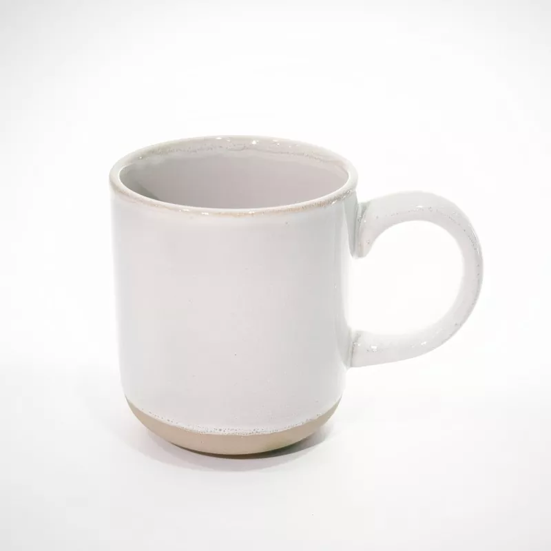 Tasse blanche de voyage en céramique moderne et simple Tasse blanche de voyage en céramique moderne et simple