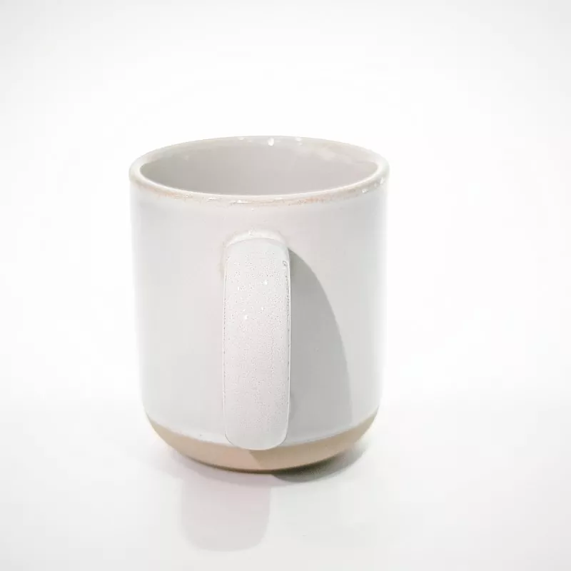 Tasse blanche de voyage en céramique moderne et simple